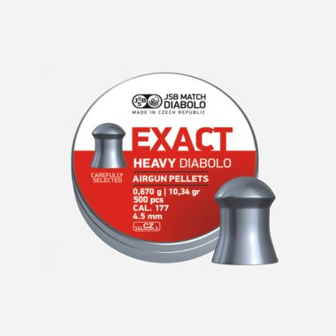 Чашки JSB Diabolo Exact Heavy 4.52 мм – Pellet JSB Diabolo Exact