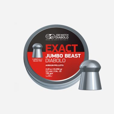 Чашки JSB Diabolo Exact Jumbo Beast 5,50мм 2.2гр 150бр