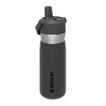 Термо бутилка с вградена сламка Stanley IceFlow™  Flip Straw Water Bottle 0.65L / 22OZ Charcoal