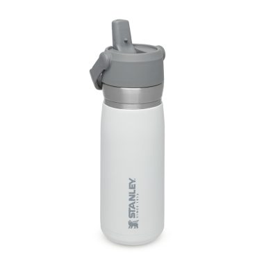 Термо бутилка с вградена сламка Stanley IceFlow™  Flip Straw Water Bottle 0.65L / 22OZ Polar