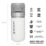 Термо бутилка за вода Stanley Quick Flip Water Bottle 47L / 16OZ Polar