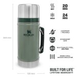 Термос Stanley Classic Legendary Food Jar 0.94L / 1QT Matte Green