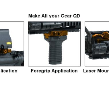 Leapers Quick - Release Weaver Mount / 3 Slots » Arms-Bg Оръжеен Магазин