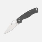 Knife Spyderco Para-Military 2 G-10 Dark Gray MAXAMET