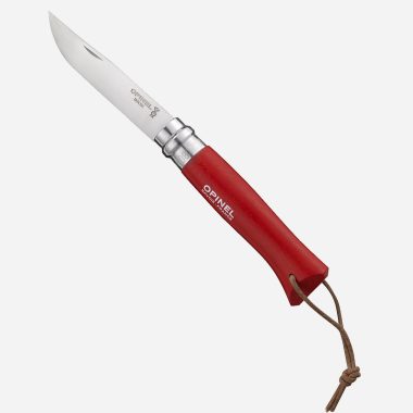 Нож Opinel No 8 неръждаема стомана цвят червен