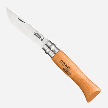 Нож Opinel No 8 карбон острие 8.5 см дръжка Бук