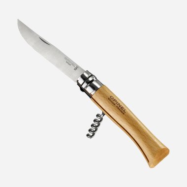 Нож Opinel с тирбушон неръждаема стомана, острие 10 см с кутия