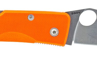 Knife Manly Peak S90V Orange G10