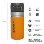 Термо бутилка за вода Stanley Quick Flip Water Bottle 47L / 16OZ Saffron