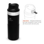 Термо чаша за път Stanley Trigger Action Travel Mug 0.35L / 12OZ Matte Black за път Stanley Trigger Action Travel Mug 0.35L / 12OZ Matte Black