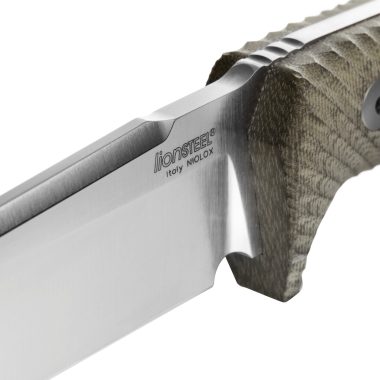Knife LionSteel T5 Green Canvas Niolox