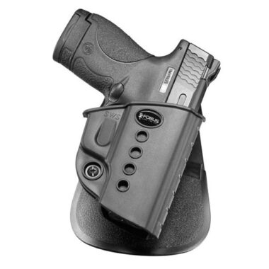FOBUS SWS Tactical Holster for Smith & Wesson M&P Shield and Walther PPS pistols.