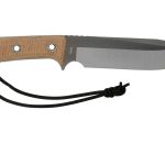 TRC Knives Apocalypse Natural Canvas Micarta Knife