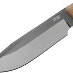 TRC Knives Apocalypse Natural Canvas Micarta Knife