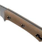 TRC Knives Apocalypse Natural Canvas Micarta Knife