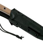 TRC Knives Apocalypse Natural Canvas Micarta Knife