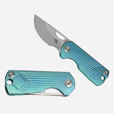 Нож CH KNIVES Toad D2 Titanium Green