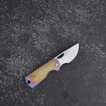 Нож CH KNIVES Toad D2 Titanium Colorful