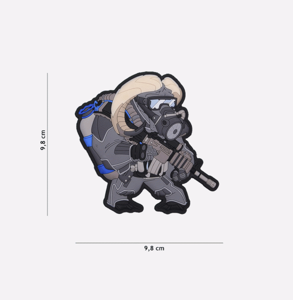 Patch TF-2215 3D PVC Frogman Ox No.5