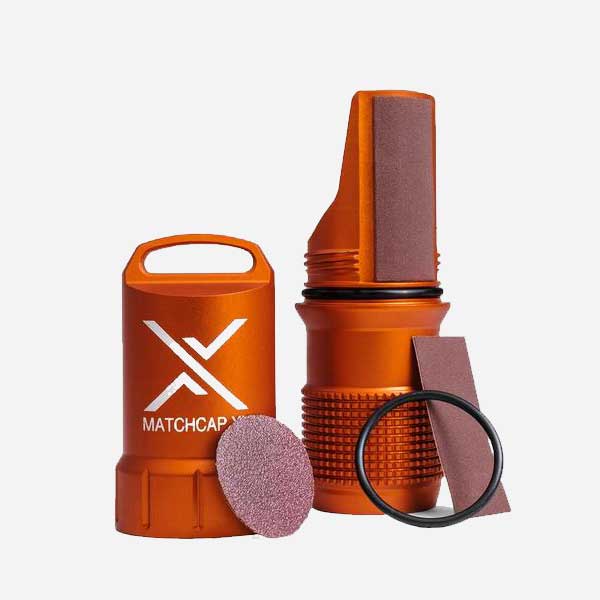 Waterproof matchbox EXOTAC MATCHCAP XL™ Orange